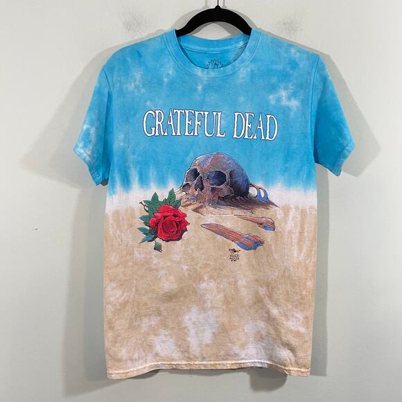 Grateful Dead Desert Skull Tie Dyed Short Sleeve Graphics Tee Size S - Picture 1 of 7